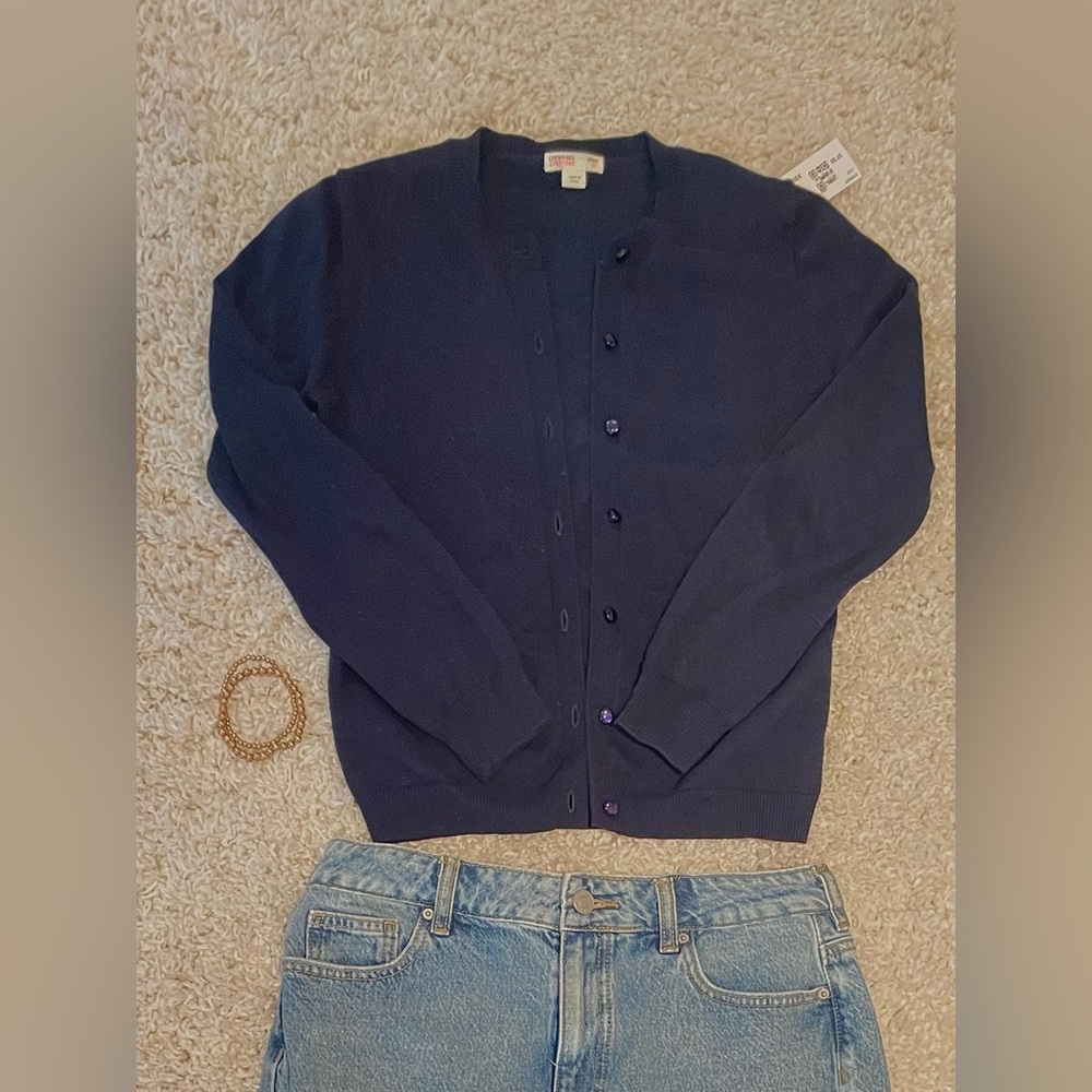 Navy Cardigan